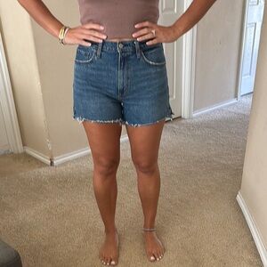 Abercrombie & Fitch Blue Jean Shorts